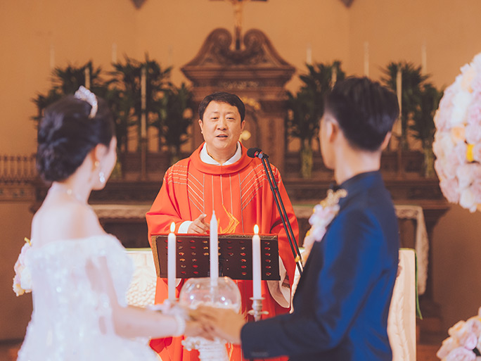 教堂婚礼布置
