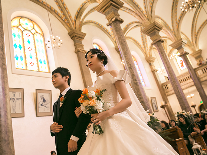 教堂婚礼布置
